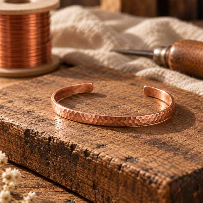 Bakrena narukvica Everly